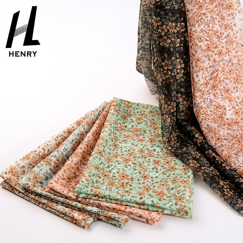 Broderie faite sur commande Mesh Printed Fabric For Dress d'impression de polyester de ventes en gros de tissu de haute qualité de Tulle
